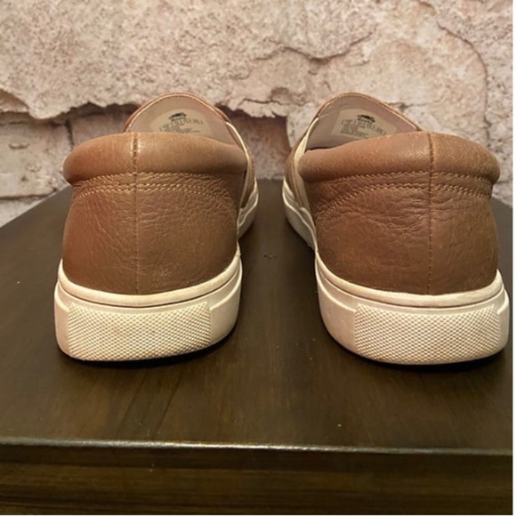 Roots Tan Leather Slip Ons - Picture 4 of 4